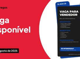 Vaga para vendedor com ensino médio e até R$ 5 mil - Imagem