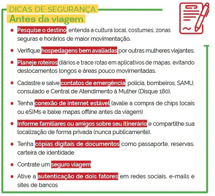 Insegurança é barreira para 62% das mulheres viajarem sozinhas