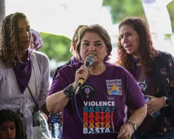 Seis ministras e um ministro participam do Levante de Mulheres no DF