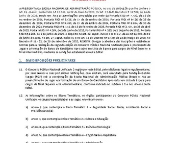 CNU 2025: sai resultado de pedido de cotas e de atendimento especial