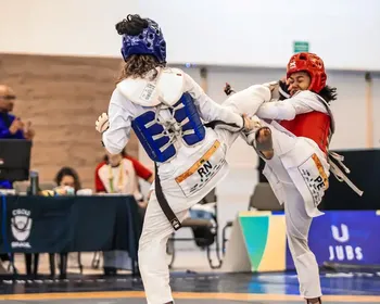 Atleta do taekwondo se despede de seu último JUBs com tricampeonato