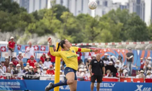 Brasil é campeão masculino e feminino de punhobol nos Jogos Mundiais
