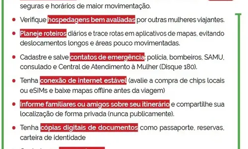 Insegurança é barreira para 62% das mulheres viajarem sozinhas
