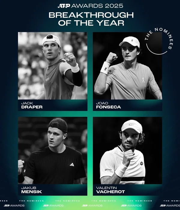 João Fonseca concorre ao prêmio ATP Awards de maior evoluçao do ano