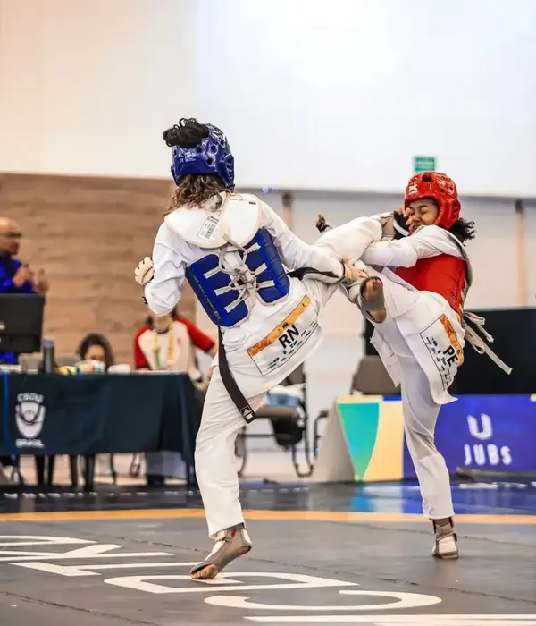 Atleta do taekwondo se despede de seu último JUBs com tricampeonato