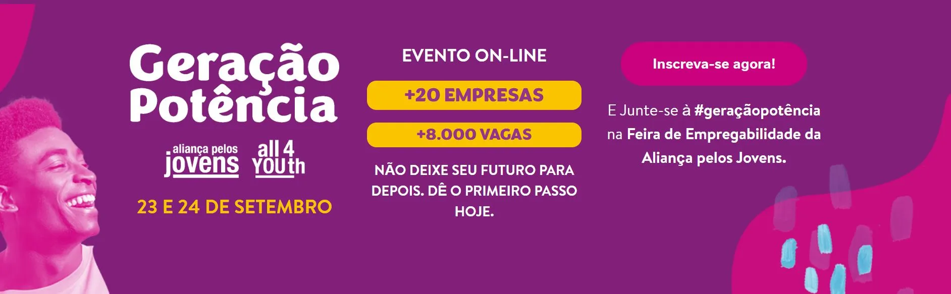 Imagem ilustrativa da imagem Feira online abre inscrições para empregar mais de 8 mil jovens