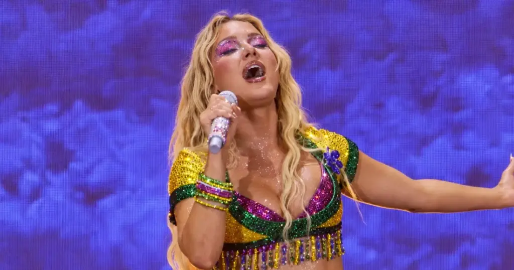 Zara Larsson brilha no Rock in Rio sob chuva